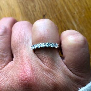 Moissanite Band